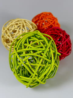 Ball, Colorful, Braid, Background, craft, hobbies, wool, sphere HD wallpaper