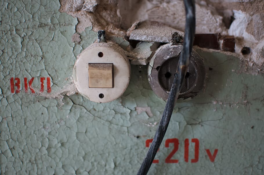 rusty, dirty, switch, light, texture, old, grunge, aged, connection HD wallpaper