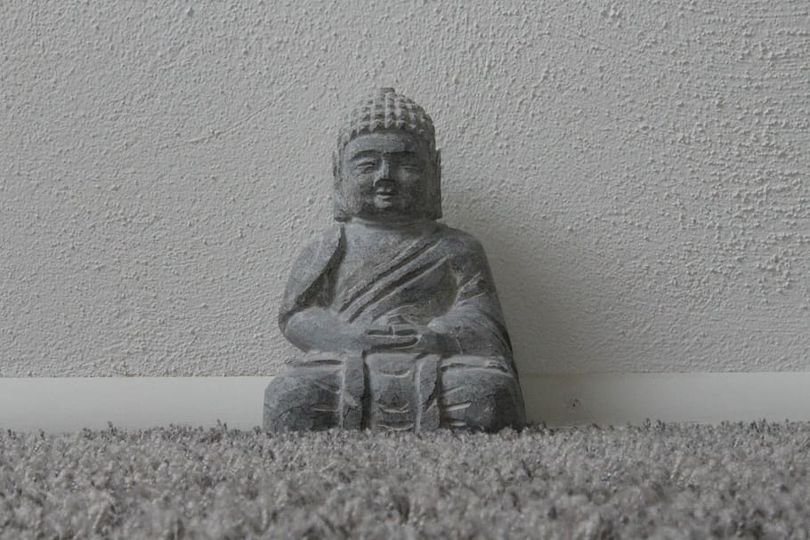 Buddha, Small, Wall, human representation, statue, male likeness HD wallpaper