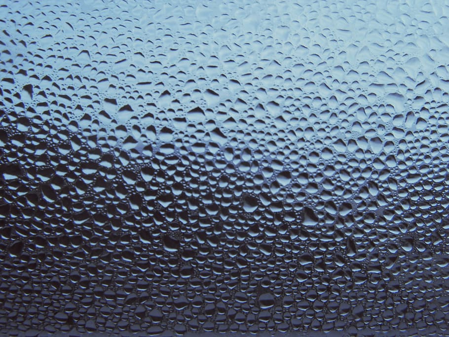 trickle, window, non, raindrops, glass, backgrounds, wet, full frame HD wallpaper