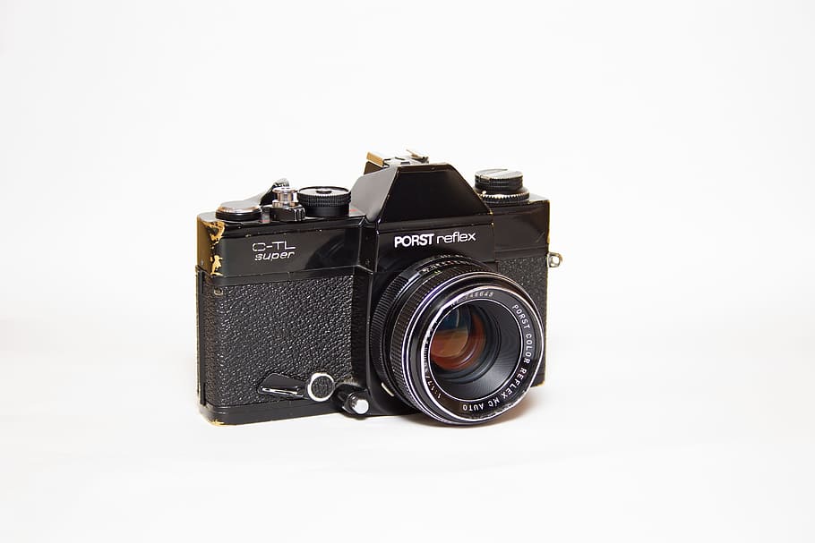 Slr Camera, Old, photography themes, camera - photographic equipment HD wallpaper