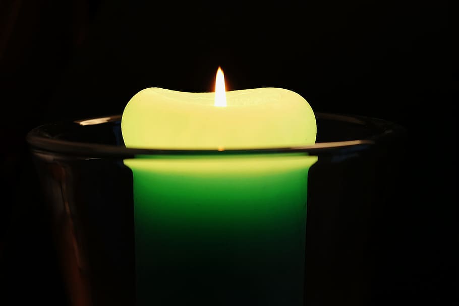 Candle, Candlelight, Flame, Burn, mood, wax, candlestick, wick HD wallpaper