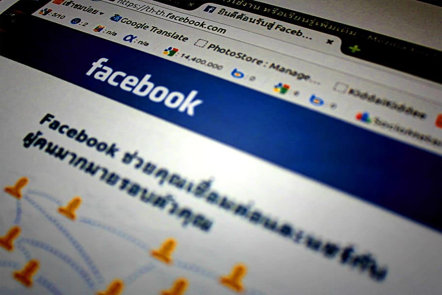 internet, technology, blur, modern, browser, close-up, facebook, HD wallpaper