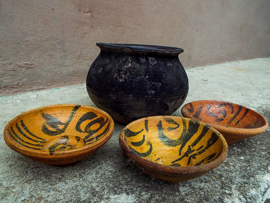 ceramic, clay, traditional, earthenware, still life, no people HD wallpaper