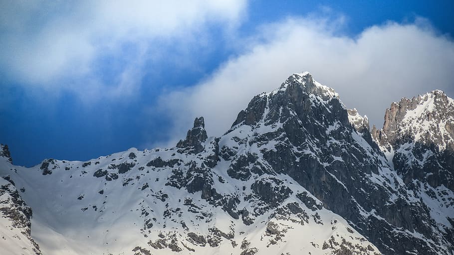 nature, landscape, mountain, clouds, sky, travel, adventure HD wallpaper