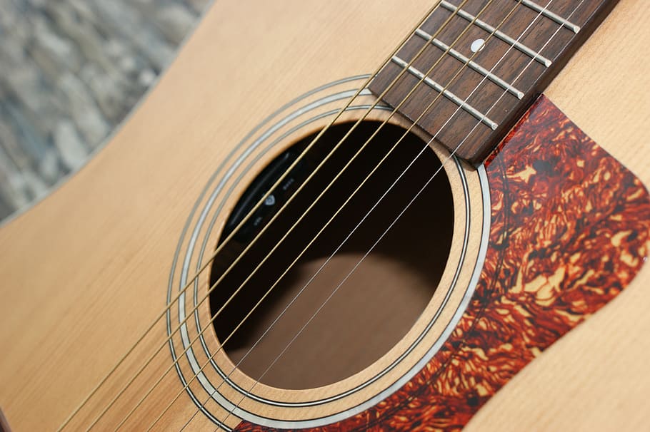 guitar, guitars, stringed instrument, acoustic guitar, klampfe, HD wallpaper