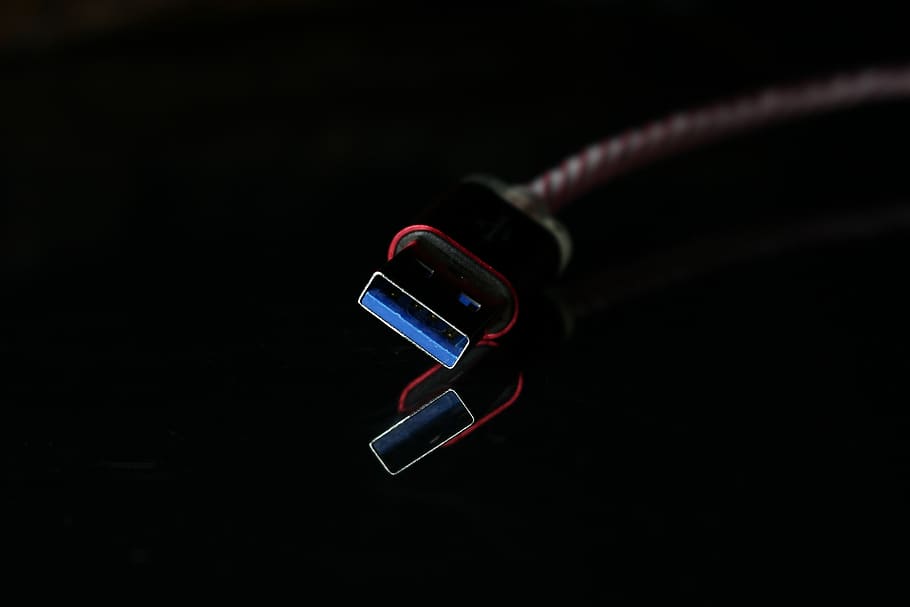 data lines, wires, connection, indoors, technology, studio shot HD wallpaper