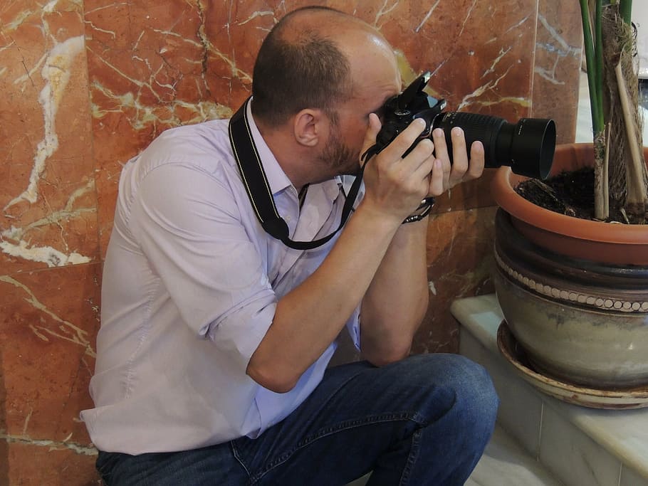 photographer, profession, cameras, work, art, man, guy, one person HD wallpaper