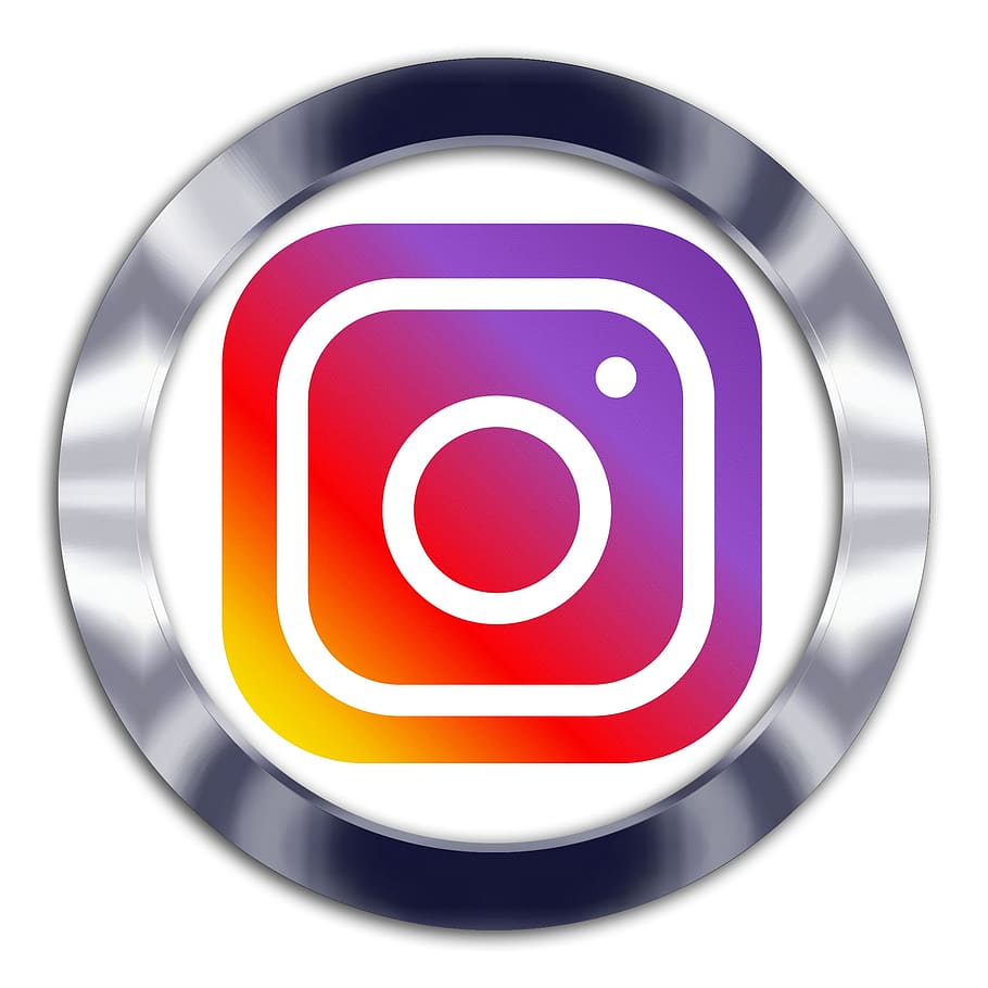 Instagram logo, social media, symbol, communication, icon, geometric shape, HD wallpaper