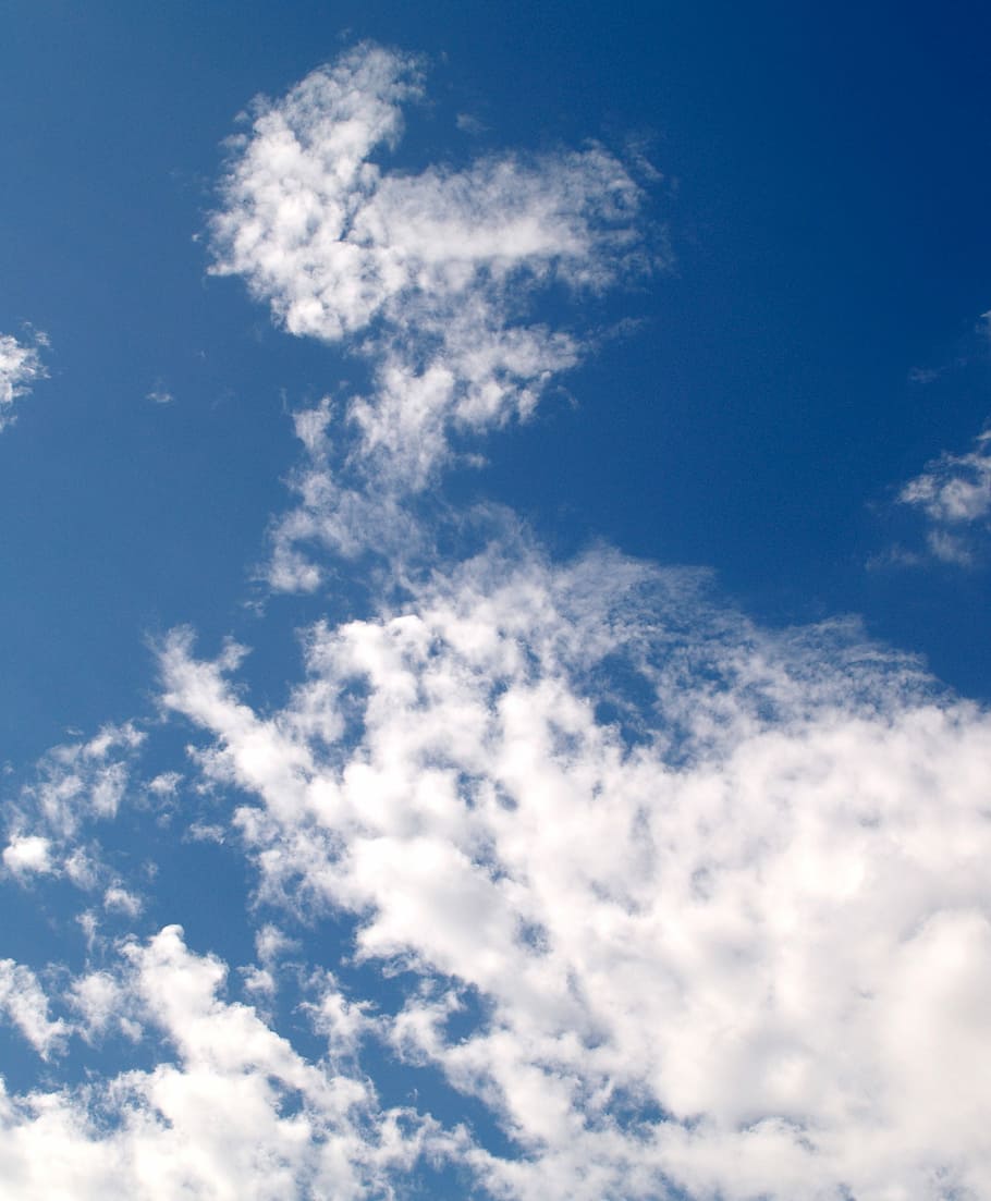 Clouds, Sky, Blue, Weather, Background, abstract, heaven, spring HD wallpaper