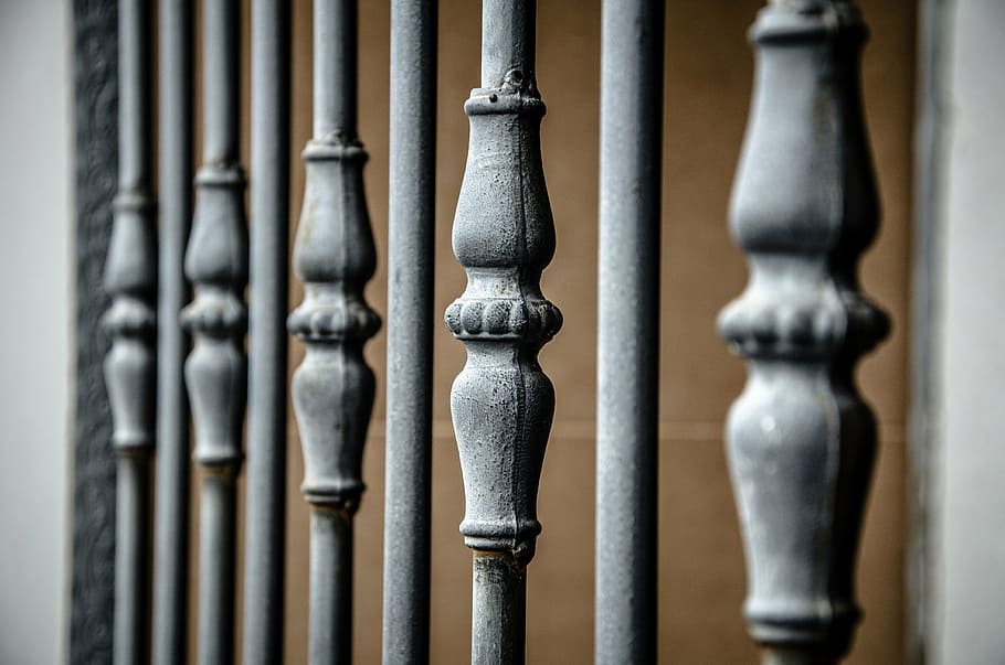 grating, window, house, facade, wrought iron, architecture HD wallpaper