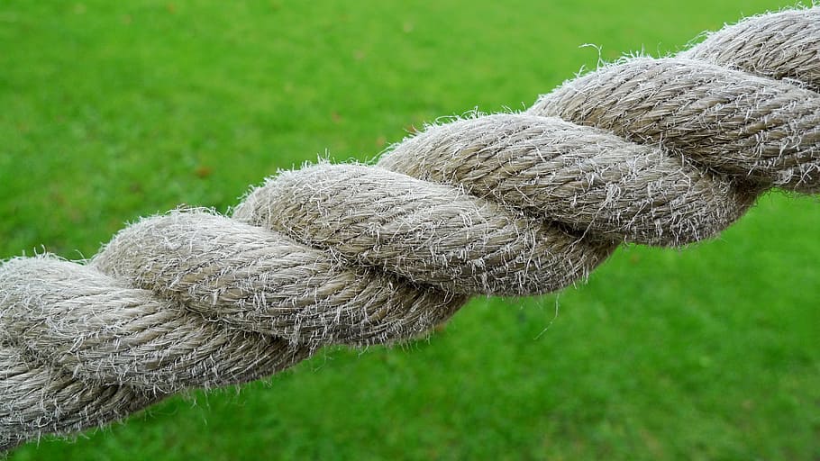 close-up photo of grey rope, Warp, Twist, Laid, Fibre, Fiber