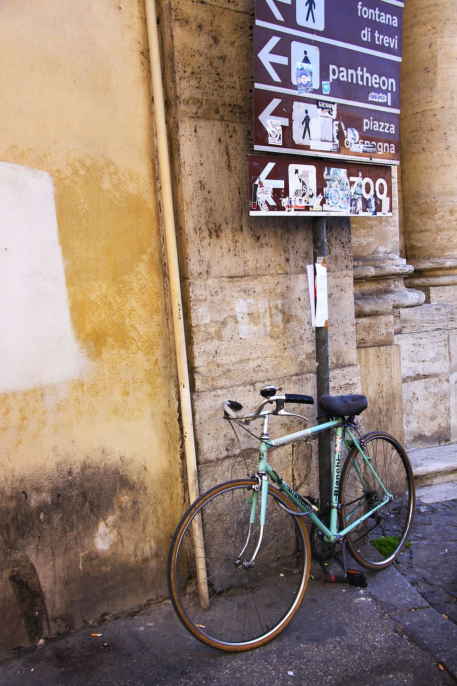 bicycle, rome, italy, biking, city, classic, cycling, nobody, HD wallpaper