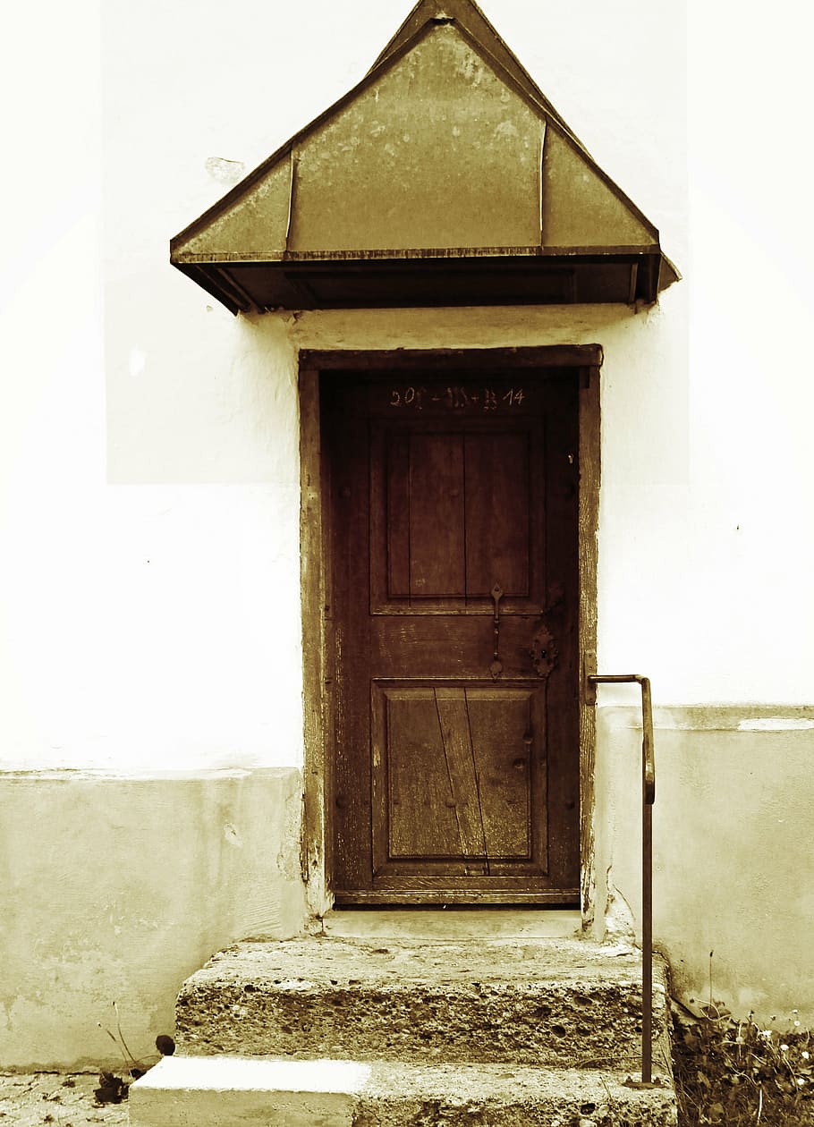 historically, input, door, old, nostalgic, black, white, black and white HD wallpaper
