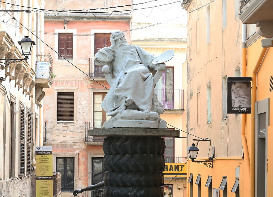 dali, museum, catalonia, salvador, history, statue, street, HD wallpaper