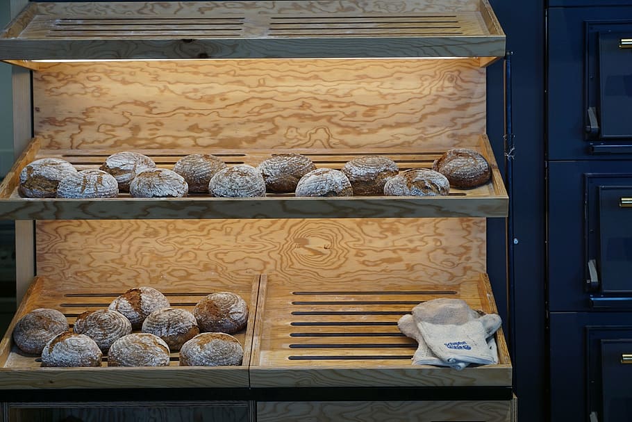 bread, bakery, eat, snack, food, edible, fish, hunger, roll HD wallpaper