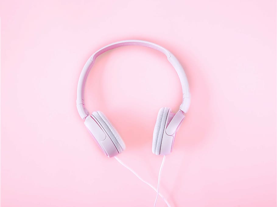 headphone' Poster, picture, metal print, paint by Rida Santos | Displate |  Metal posters, Android wallpaper abstract, Flower art images