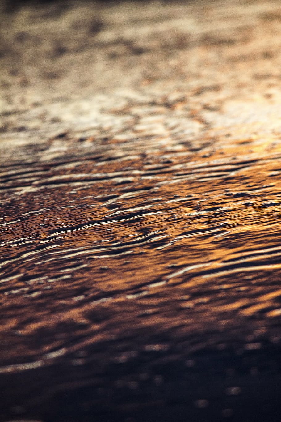 texture, water, sunset, sea, foam, textured, backgrounds, nature HD wallpaper