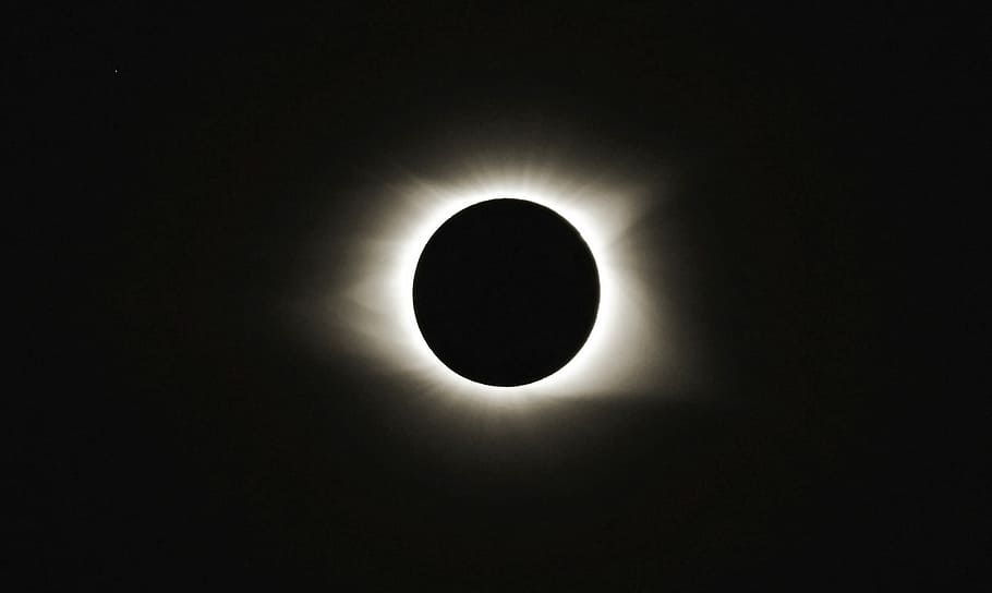 solar eclipse, lunar eclipse, moon, sun, dark, sky, night, space HD wallpaper