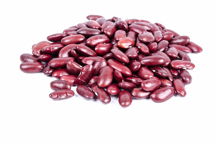 bunch of seeds on top of white surface, beans, kidney, pile HD wallpaper