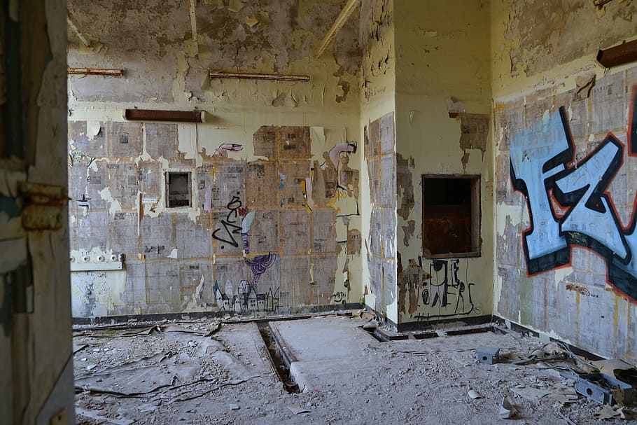 ruin, break up, old, leave, dilapidated, architecture, abandoned HD wallpaper