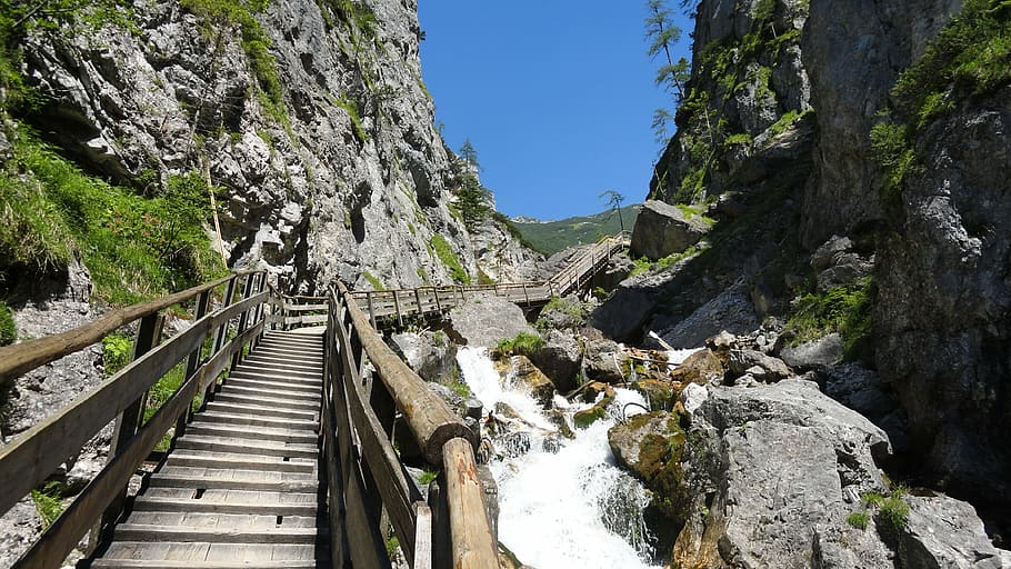 sidewalk, alpine, away, clammy, hiking, austria, nature, styria HD wallpaper
