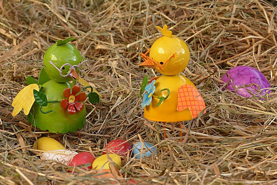 easter, easter eggs, figure, deco, spring, representation, animal representation HD wallpaper