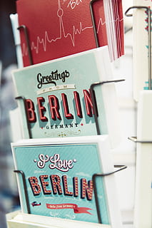 close-up photo of books arranged on rack, architecture, berlin HD wallpaper