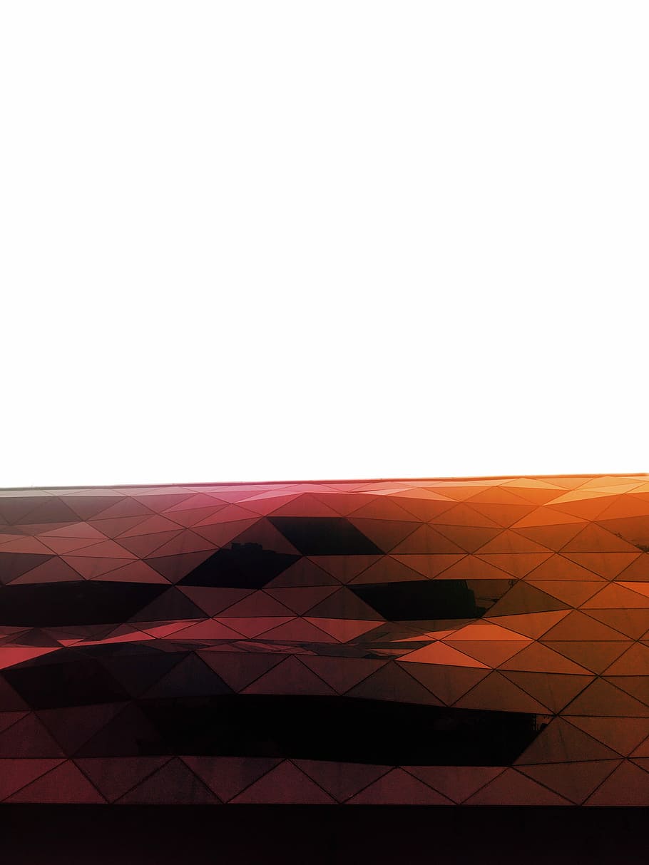 red and multicolored digital wallpaper, architecture, white space HD wallpaper