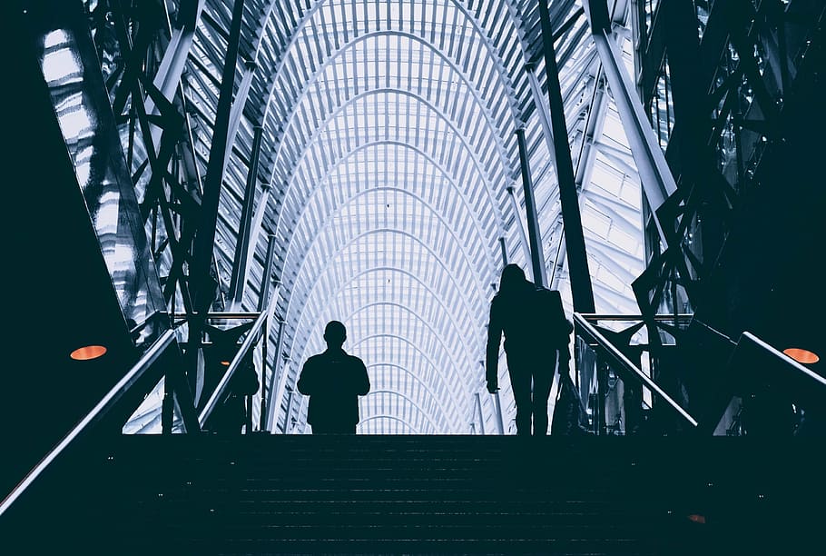 untitled, architecture, building, infrastructure, indoor, people HD wallpaper