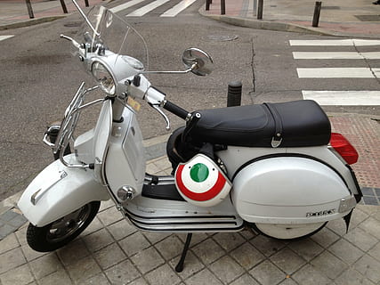 scooter, moto, motorcycle, motor Scooter, vespa, transportation HD wallpaper