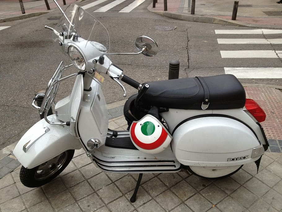 scooter, moto, motorcycle, motor Scooter, vespa, transportation HD wallpaper