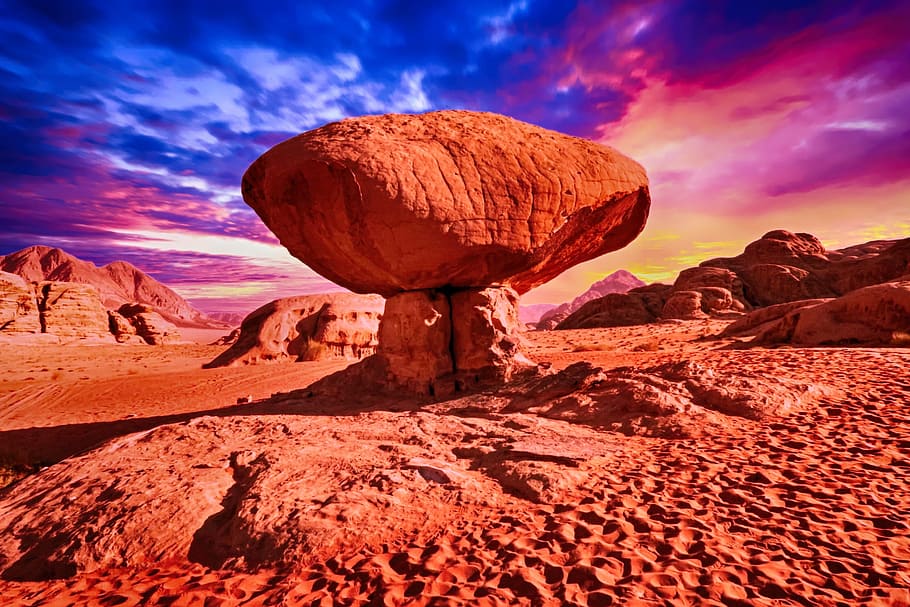desert, dry, arid, sand, nature, landscape, hot, drought, summer HD wallpaper