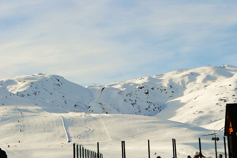 snow, pyrenees, nevada, winter, white winter, cold, nature HD wallpaper