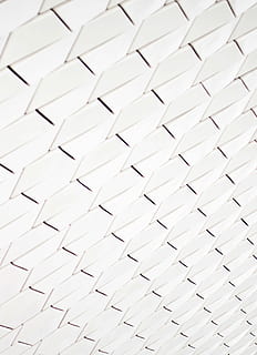 A pattern of white geometric shapes in a facade, untitled, texture HD wallpaper