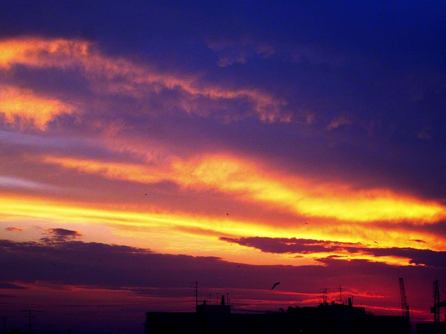 Sky, Samara, Evening, sunset, sunset sky, pink, cloud - sky HD wallpaper