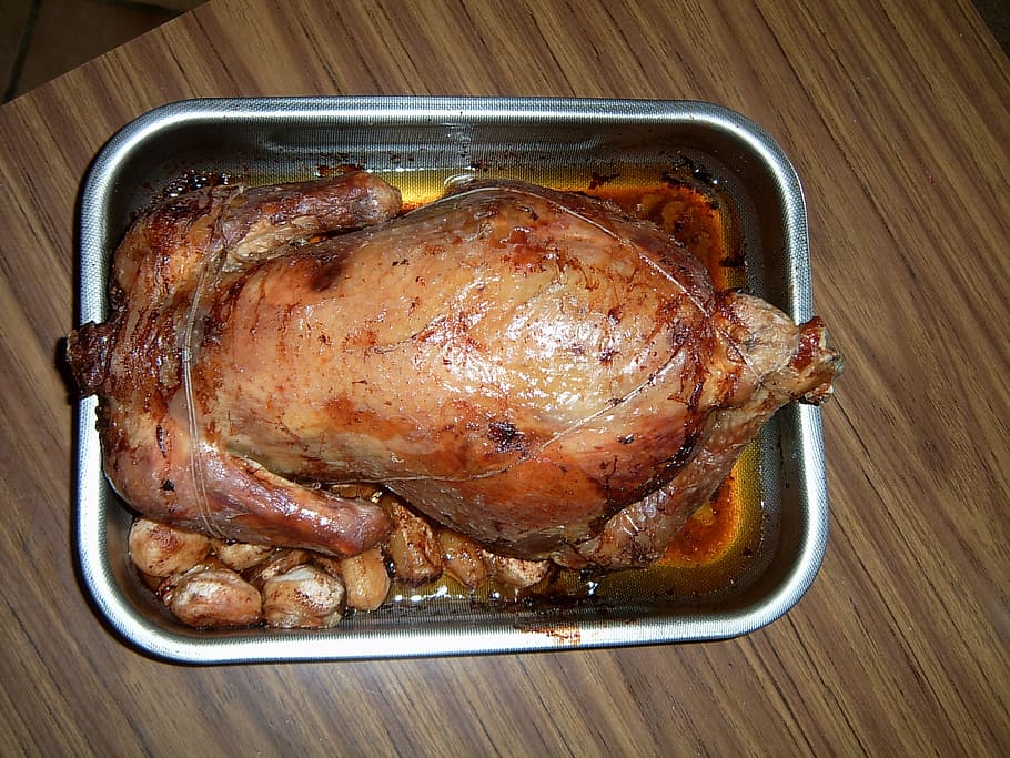 chicken, roast, kitchen, white meat, food and drink, chicken meat HD wallpaper