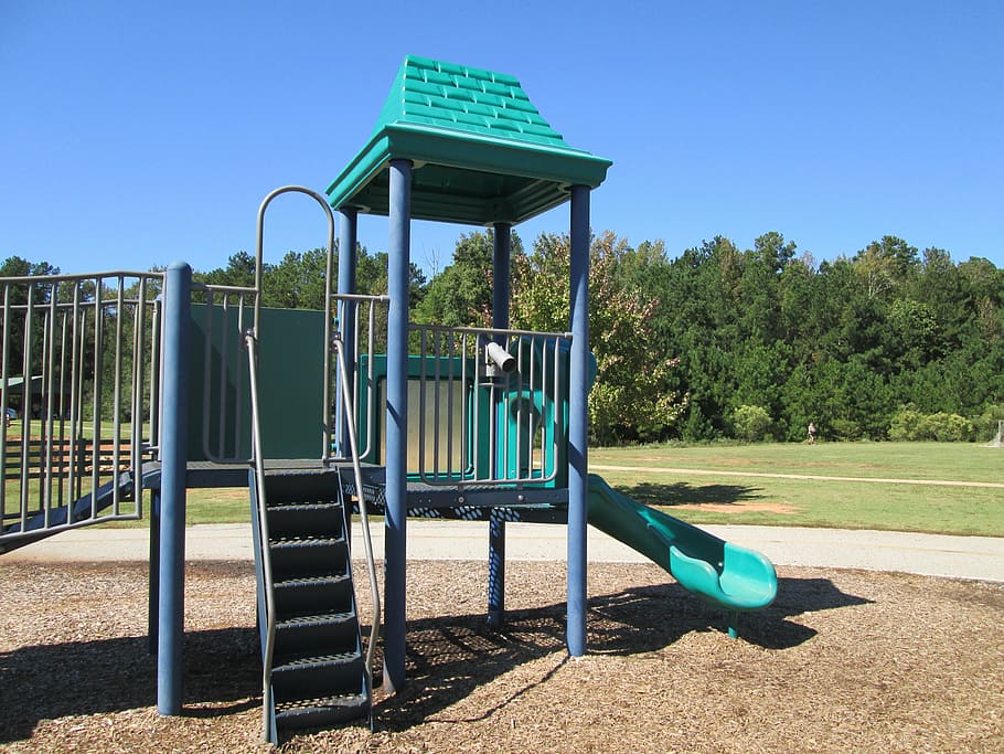 playground, slide, fun, park, childhood, kids playground, activity