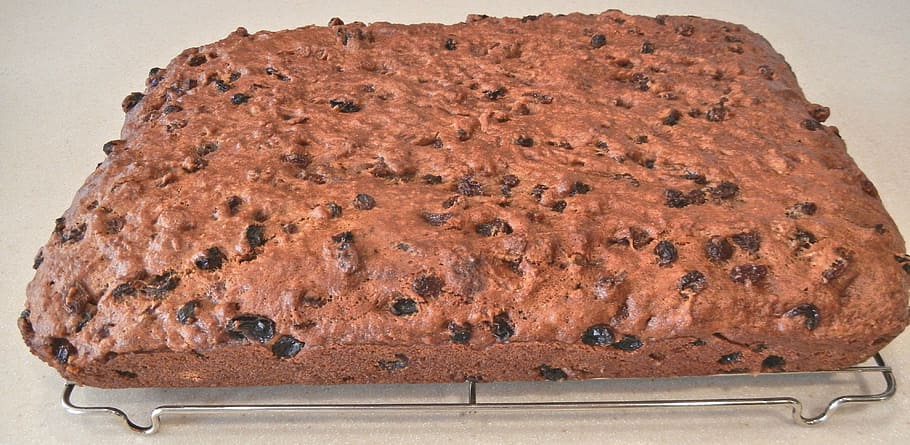 date coffee cake, fresh, baked, uncut, food, food and drink HD wallpaper