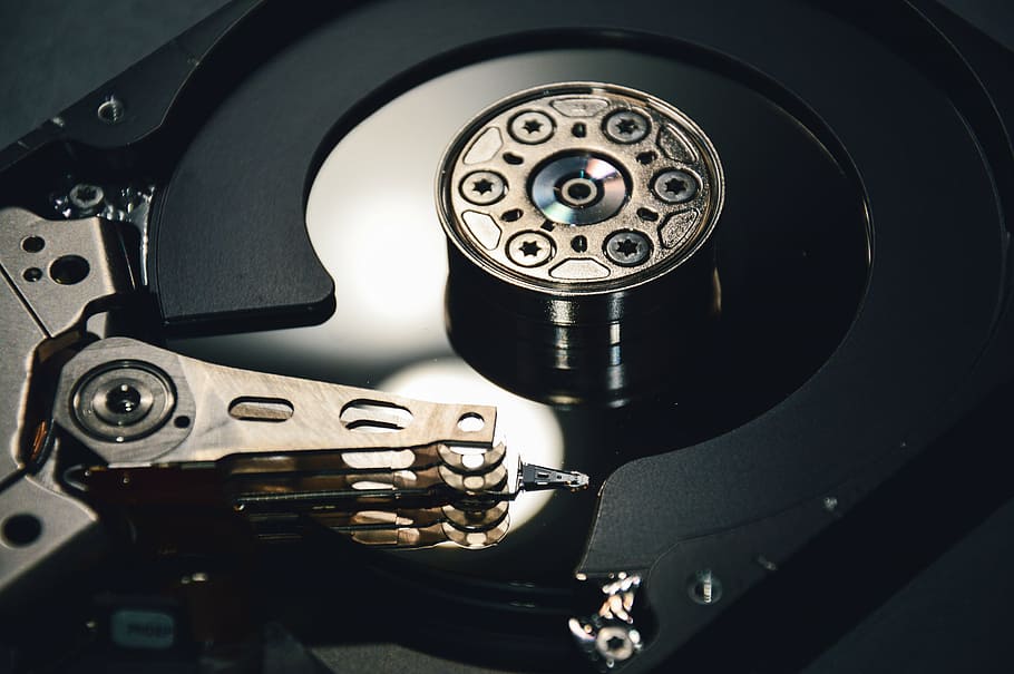 closeup, complex, complexity, computer, data, drive, hard disk HD wallpaper