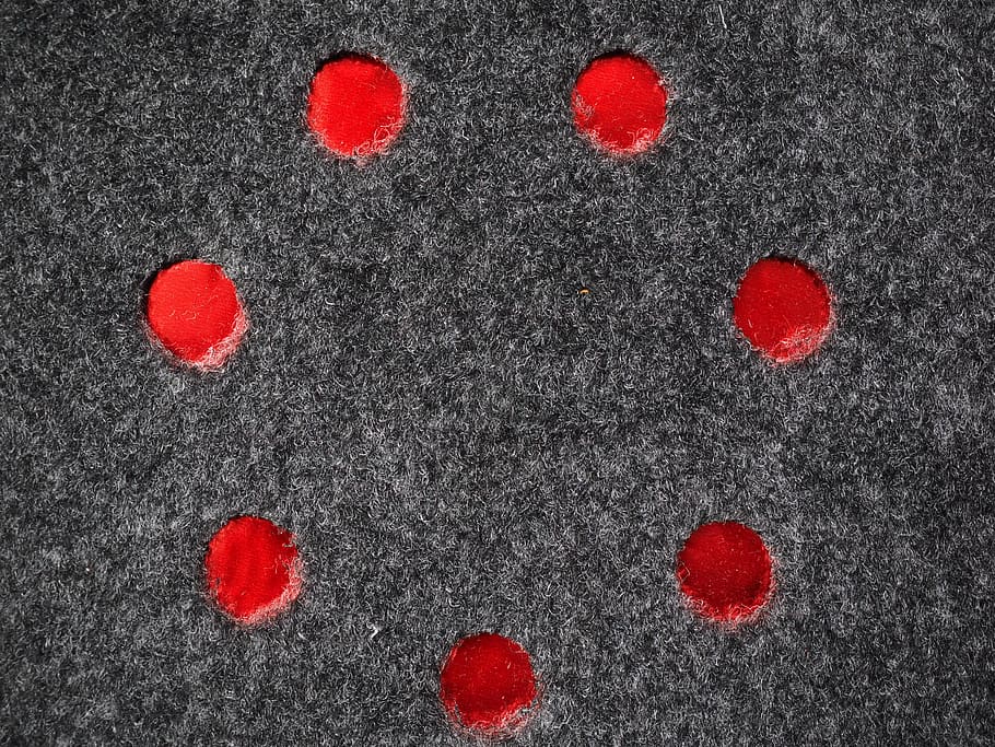 district, points, about, fabric, felt, pattern, red, no people HD wallpaper