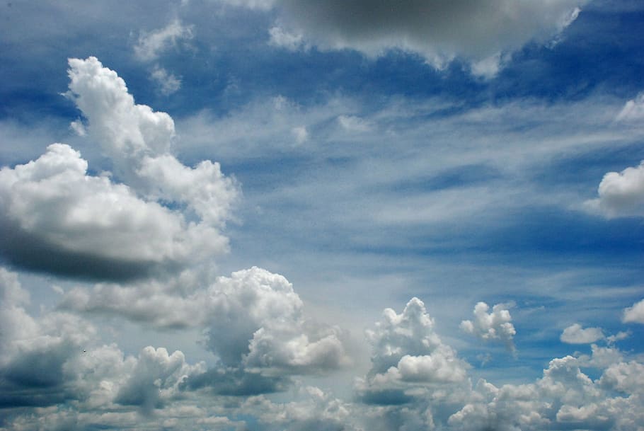 sky, clouds, nature, clouds sky, environment, cloudscape, blue sky clouds HD wallpaper
