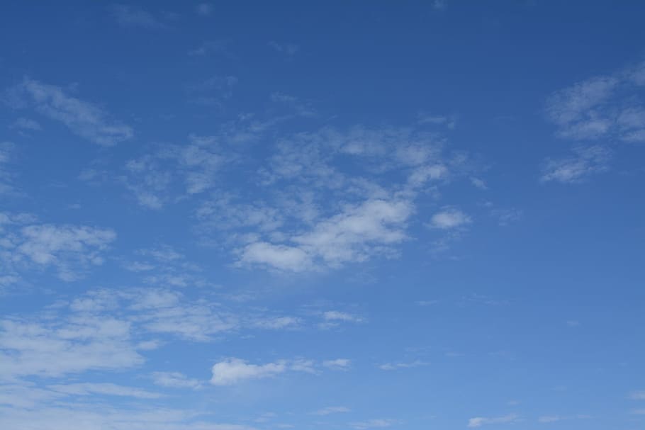 white and blue sky, Blue, Sky, Clouds, Abstracts, skies, clear HD wallpaper