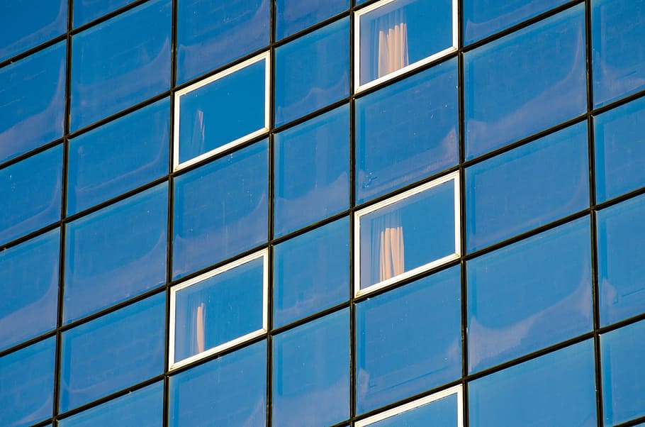 architecture, background, blue, building, business, city, construction design HD wallpaper