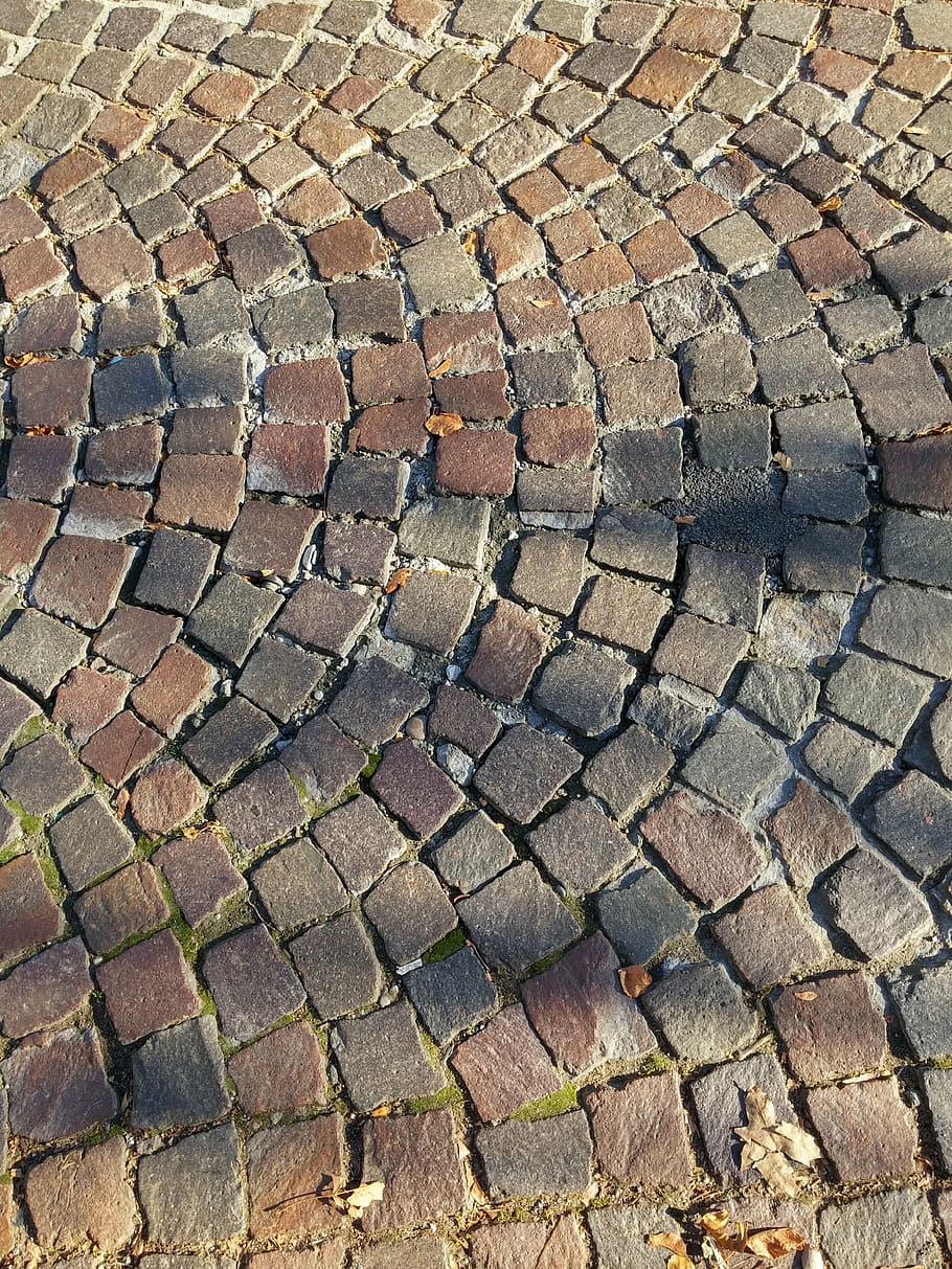 paving stones, square, structure, patch, ground, sidewalk, steinig