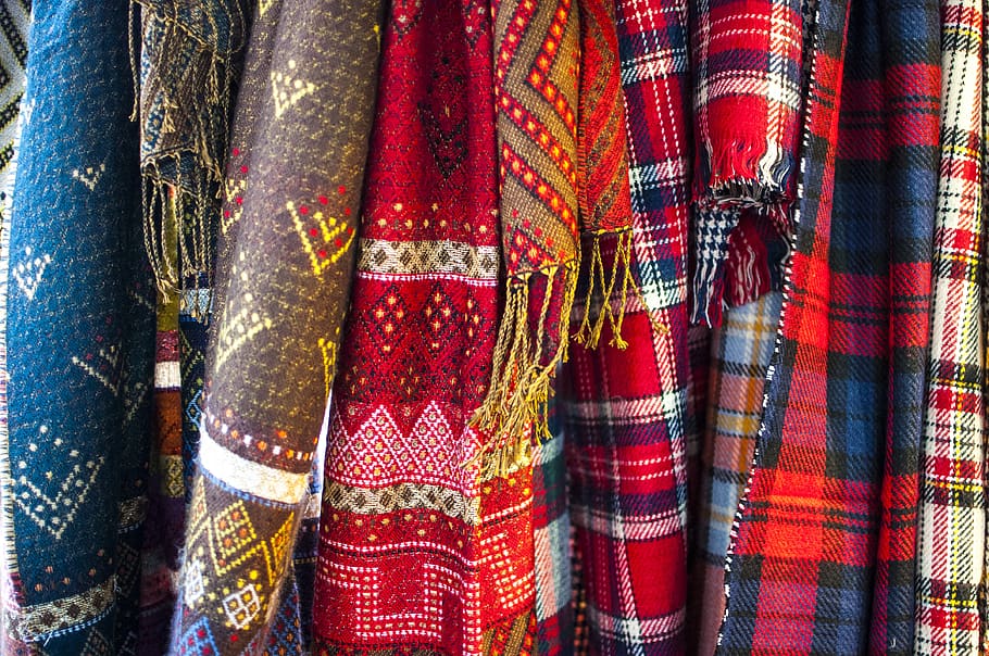fabric, color, texture, textile, backgrounds, pattern, close-up HD wallpaper