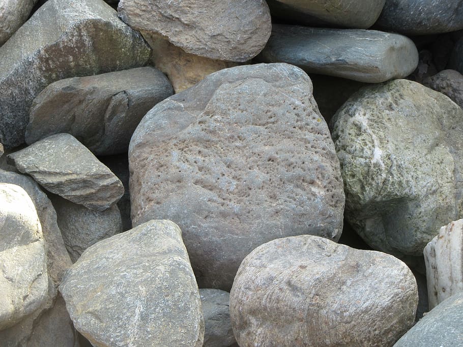 stones, texture, grey, pebbles, background, full frame, solid HD wallpaper