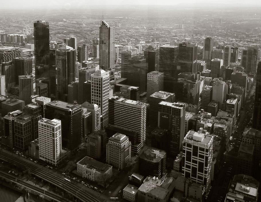 City, Melbourne, Skyline, skyscraper, cityscape, architecture HD wallpaper