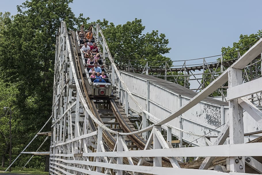 big dipper, roller coaster, thrilling, fun, entertainment, recreation HD wallpaper