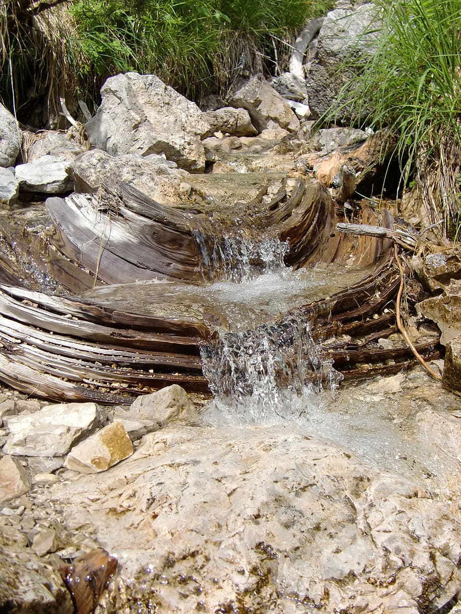 bach, water, splash, landscape, waters, water running, flow HD wallpaper